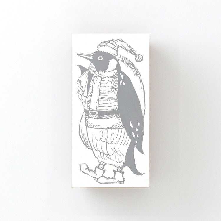 sello de setas ángel pingüino pingüino ángel santa pingüino pingüino santa navidad