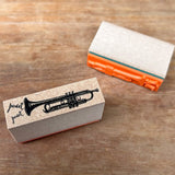 Kinotoriko Stempel Bonjour-Band Trompete Stick Flagge Toitoitoi