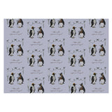 키노토리코 디자인 용지 A4사이즈 6장 토끼 펭귄 달마시안