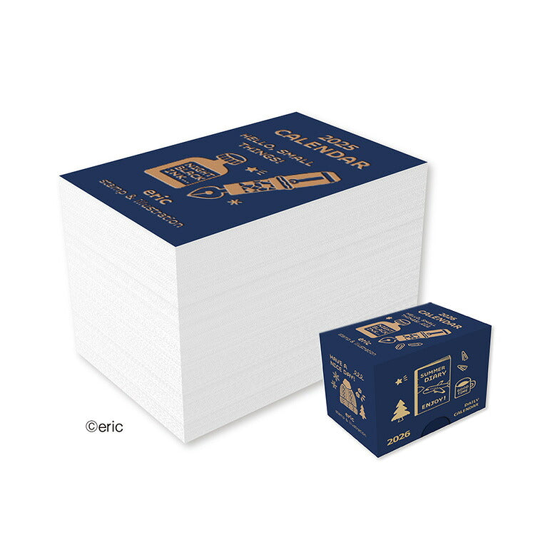 ミニミニ日めくりカレンダー 2026 エリック eric 日めくり ミニサイズ カレンダー SANBY サンビー デザイナーズ かわいい おしゃれ NK4430