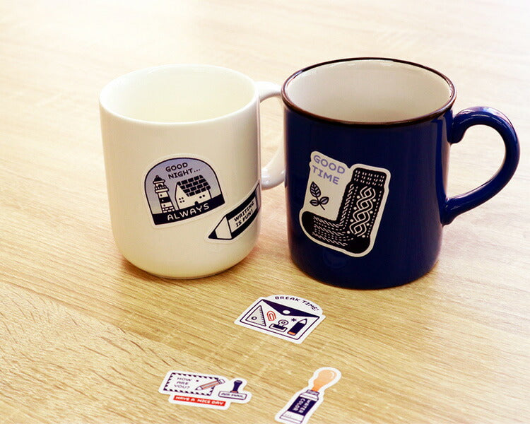 エリック eric マルチステッカー ENJOY MY DESK TEA TIME FAVORITE THING HAVE FUN! GOOD TIME サンビー シール ステッカー 手紙 手帳 カード ギフト メモ アイコン 文具 予定 手帳 ギフト かわいい