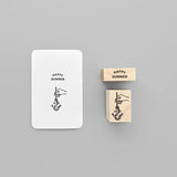 KNOOPWORKS Lot de 2 tampons Ancre HAPPY SUMMER Summer SET003