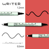 KURETAKE ZIG Twin Black Marker Set 4-Piece Set Black MSTC/4VBK