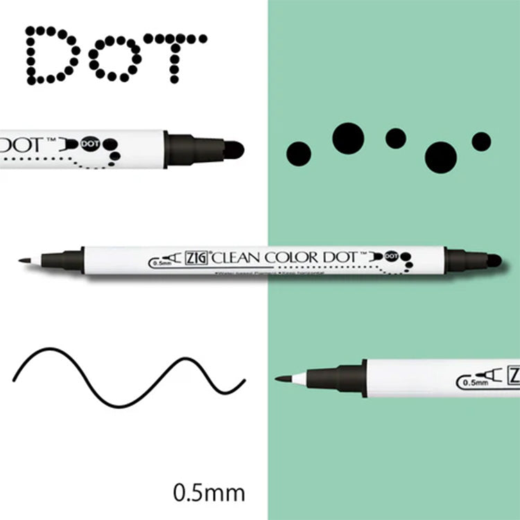 KURETAKE ZIG Twin Black Marker Set 4-Piece Set Black MSTC/4VBK