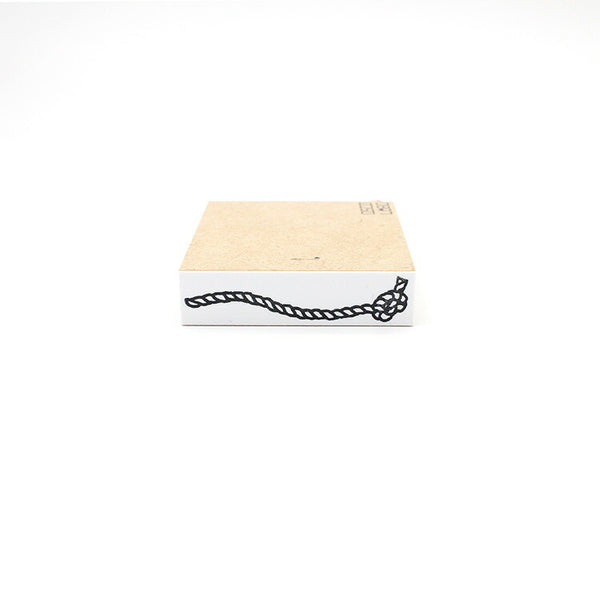 オスコラボ OSCOLABO スタンプ カタチ×モヨウ テープ太 ロープ 海 夏 マリン 航海 ライン 枠 結び目 はんこ 手帳 かわいい