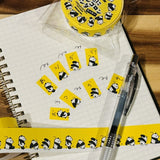 パティシエハリネズミ ラベラー シール 1000枚 ロールタイプ 永遠にゴロンゴロンパンダ スイーツチケット CAKE MAKING ケーキ ハリネズミ カットシール ロールシール かわいい おしゃれ