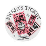 パティシエハリネズミ ラベラー シール 1000枚 ロールタイプ 永遠にゴロンゴロンパンダ スイーツチケット CAKE MAKING ケーキ ハリネズミ カットシール ロールシール かわいい おしゃれ