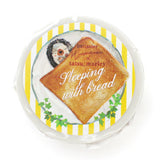 パティシエハリネズミ マスキングテープ 24mm幅 プレゼントリボン Present Ribbon Sleeping with bread 食パンで眠る 文具男子tasu_marlyコラボ かわいい おしゃれ カモ井加工紙