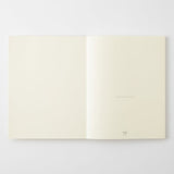 MDノート MD PRODUCT A4変形判 リニューアル 無罫 マガジンサイズ ブレインストーミング 曼荼羅チャート ラフスケッチ 会議用 素朴 クリーム色 無地 日記帳 手帳 レシピ MDプロダクト