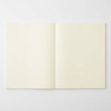 MDノート MD PRODUCT A4変形判 リニューアル 無罫 マガジンサイズ ブレインストーミング 曼荼羅チャート ラフスケッチ 会議用 素朴 クリーム色 無地 日記帳 手帳 レシピ MDプロダクト