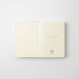 MDノート MD PRODUCT A7サイズ 無罫 横罫 方眼罫 ドット方眼 ポケットサイズ コンパクト ミニサイズ 持ち運び 携帯用 素朴 クリーム色 無地 罫線 メモ帳 手帳 MDプロダクト