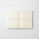 MDノート MD PRODUCT A7サイズ 無罫 横罫 方眼罫 ドット方眼 ポケットサイズ コンパクト ミニサイズ 持ち運び 携帯用 素朴 クリーム色 無地 罫線 メモ帳 手帳 MDプロダクト