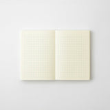 MDノート MD PRODUCT A7サイズ 無罫 横罫 方眼罫 ドット方眼 ポケットサイズ コンパクト ミニサイズ 持ち運び 携帯用 素朴 クリーム色 無地 罫線 メモ帳 手帳 MDプロダクト