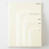 MDノート MD PRODUCT A7サイズ 無罫 横罫 方眼罫 ドット方眼 ポケットサイズ コンパクト ミニサイズ 持ち運び 携帯用 素朴 クリーム色 無地 罫線 メモ帳 手帳 MDプロダクト