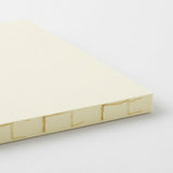 MDノート MD PRODUCT 厚口 リニューアル A5 A5スクエア 無罫 マーカー 水彩 筆ペン画 マインドマップ イラスト スケッチ 素朴 クリーム色 無地 日記帳 手帳 文具好き MDプロダクト