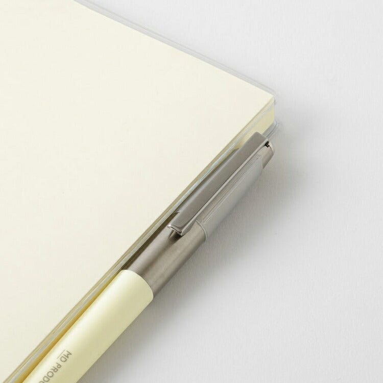MDノート MD PRODUCT 透明カバー ペンホルダー付き A7 文庫 新書 A5 A5