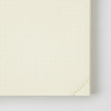 MDノート MD PRODUCT A5 1日1ページ 端カット用ミシン目入り リニューアル 無罫 ドット方眼 デイリーログ 日記 振り返りノート 日々の記録 シンプル 素朴 無地 日記帳 文具好き MDプロダクト