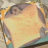 Pastry chef hedgehog memo 40 sheets 80×80mm