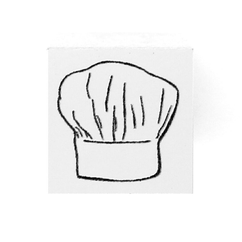 Pastry Chef Hedgehog Stamp 12 x 12mm Pudding Fountain Pen Cook's Hat Squirrel Jam Star Gerbera Tea Pod Coffee Cup Canelé Candy Croissant