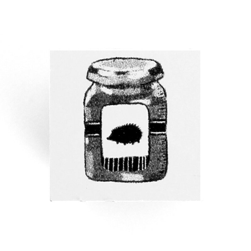 Pastry Chef Hedgehog Stamp 12 x 12mm Pudding Fountain Pen Cook's Hat Squirrel Jam Star Gerbera Tea Pod Coffee Cup Canelé Candy Croissant