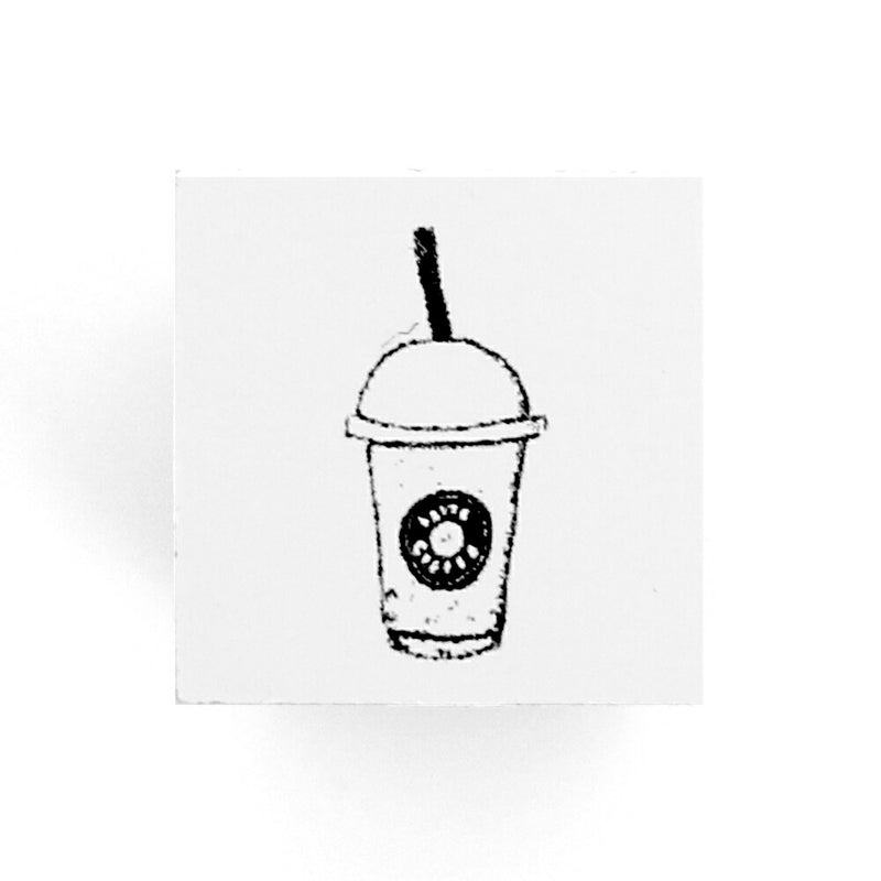 Sello de erizo de pastelero, 12 x 12 mm, bote para dulces, servidor de café, corona, galleta Frappuccino, cerveza, burbujas de jabón