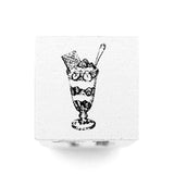 Pastry Chef Hedgehog Stamp 12 x 12mm Sweets Pot Coffee Server Crown Frappuccino Cracker Beer Soap Bubbles