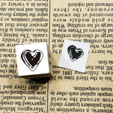 パティシエハリネズミ スタンプ 12×12mm ハートのジャムクッキー 雪の結晶 ミニスタンプ クッキー 焼き菓子 お菓子 スイーツ 冬 バレンタイン