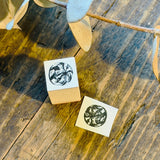 Pastry chef hedgehog stamp 12 x 12mm Heart jam cookie Snowflake Heart Dot Striped candy Oval drop with flower pattern Square drop with flower pattern Angel's right wing Angel's left wing Dog cookie Rabbit cookie Hedgehog cookie Flower cookie