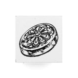 Pastry chef hedgehog stamp 12 x 12mm Heart jam cookie Snowflake Heart Dot Striped candy Oval drop with flower pattern Square drop with flower pattern Angel's right wing Angel's left wing Dog cookie Rabbit cookie Hedgehog cookie Flower cookie