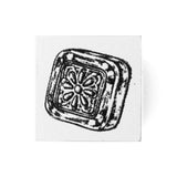 Pastry chef hedgehog stamp 12 x 12mm Heart jam cookie Snowflake Heart Dot Striped candy Oval drop with flower pattern Square drop with flower pattern Angel's right wing Angel's left wing Dog cookie Rabbit cookie Hedgehog cookie Flower cookie