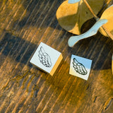 Pastry chef hedgehog stamp 12 x 12mm Heart jam cookie Snowflake Heart Dot Striped candy Oval drop with flower pattern Square drop with flower pattern Angel's right wing Angel's left wing Dog cookie Rabbit cookie Hedgehog cookie Flower cookie