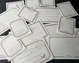 Boîte à cartes assorties OEDA LETTERPRESS