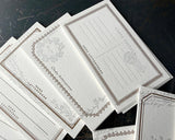 Boîte à cartes assorties OEDA LETTERPRESS