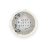 大枝活版室 OEDA LETTERPRESS Masking tape マスキングテープ Bloom Black Red Blue black Yellow 10mm テープ マステ