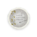 大枝活版室 OEDA LETTERPRESS Masking tape マスキングテープ Bloom Black Red Blue black Yellow 10mm テープ マステ