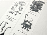 大枝活版室 OEDA LETTERPRESS Masking tape マスキングテープ LETTERPRESS 25mm テープ マステ