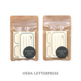 Ensemble d'autocollants OEDA LETTERPRESS