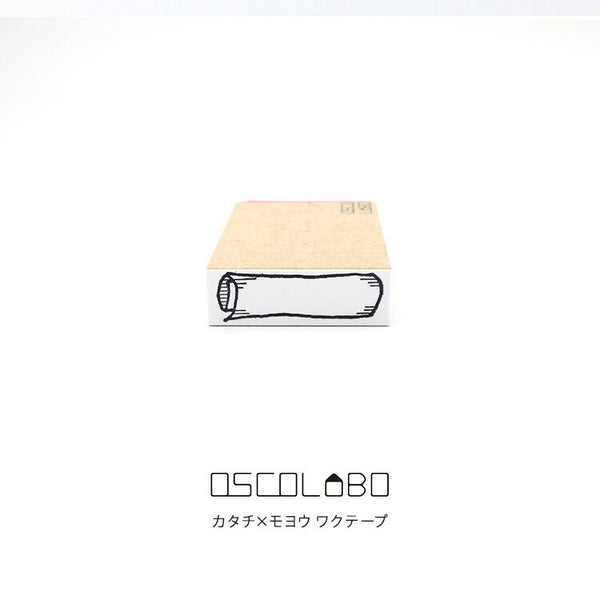 オスコラボ OSCOLABO スタンプ カタチ×モヨウ ワクテープ 巻紙 地図 海図 船 海 夏 マリン タイトル フレーム 枠 文字入れ 入れ物 はんこ 手帳 かわいい