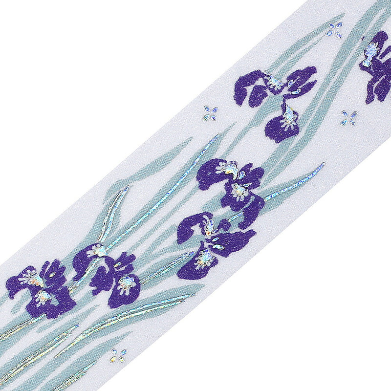 6個セット BGM マスキングテープ 20mm 2センチ幅 草花譜 薔薇 紫陽 朝顔 鼓草 藤花 菖蒲 和紙 マステ 植物 花 四季 季節 上品 大人 手帳 お得 まとめ買い アソート ビージーエム セット