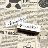 パティシエハリネズミ スタンプ 40×12mm 原っぱ ハード系のパンたち 食パンたち カットケーキ ホールケーキ アンティークタイル パン屋 パティスリー お店 かわいい おしゃれ