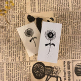 パティシエハリネズミ スタンプ 40×20mm バルーン ミモザ クリームソーダ ひまわり アイビーのつた メイソンジャー 鈴蘭 クレープの巻紙 風船 サーカス パーティ 花 かわいい おしゃれ