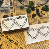 パティシエハリネズミ スタンプ 60×30mm 宝箱 宝箱の蓋 オープンカー ハートの懐中時計 懐中時計の内側 プレゼントBOXのお店の蓋 ショップ 車 パン かわいい おしゃれ