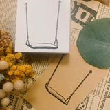 パティシエハリネズミ スタンプ 58×58mm 座り心地のいい椅子 パールのフレーム ブランコ タイプライター ハリー ガーベラ オーバルのお皿 お店のテーブル アンティークのドア 自転車でパンの配達