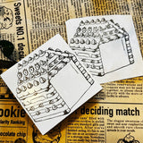 パティシエハリネズミ スタンプ 58×58mm キッチンカー レモンリース 森の出窓 トランク トランク中身 パンのパン屋さん ケーキのケーキ屋さん ディスプレイラック パンのお布団ベッド フレーム 枠