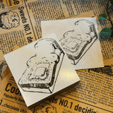 パティシエハリネズミ スタンプ 58×58mm キッチンカー レモンリース 森の出窓 トランク トランク中身 パンのパン屋さん ケーキのケーキ屋さん ディスプレイラック パンのお布団ベッド フレーム 枠