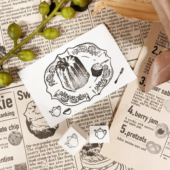 パティシエハリネズミ スタンプ 12×12mm プリン 万年筆 コック帽 リスのリッキー ジャム アンティークのお星様 ガーベラ ティーポッド コーヒーカップ カヌレ ミニ キャンディ クロワッサン