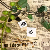 パティシエハリネズミ スタンプ 12×12mm お菓子 クッキー アップルパイ さくらんぼ ドーナツ キャンディ ショートケーキ ペンギン プレゼント 目玉焼き はかり 泡立て器 椅子 シマエナガ