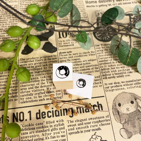 パティシエハリネズミ スタンプ 12×12mm お菓子 クッキー アップルパイ さくらんぼ ドーナツ キャンディ ショートケーキ ペンギン プレゼント 目玉焼き はかり 泡立て器 椅子 シマエナガ