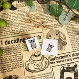 パティシエハリネズミ スタンプ 12×12mm お菓子 クッキー アップルパイ さくらんぼ ドーナツ キャンディ ショートケーキ ペンギン プレゼント 目玉焼き はかり 泡立て器 椅子 シマエナガ