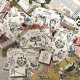 パティシエハリネズミ スタンプ 12×12mm ポット コーヒーサーバー 王冠 フラッペチーノ クラッカー ビール フレンチクルーラー チェリーカップケーキ いちごシュー チョコ シャボン玉 クッキー